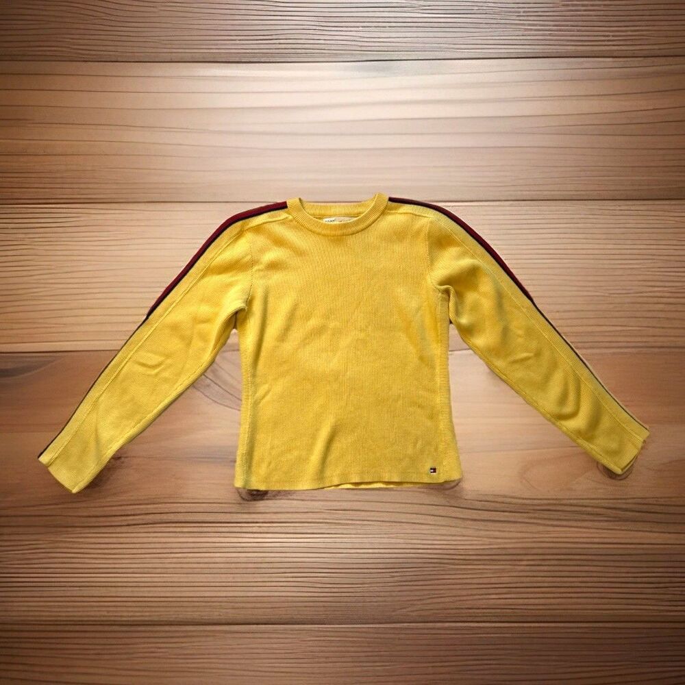 Vintage Tommy Hilfiger 100% Cotton Sweater Womens Size Large (Fits Small)